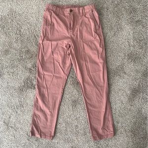 Old Navy M High Waist Chino Pants, Pink Mauve